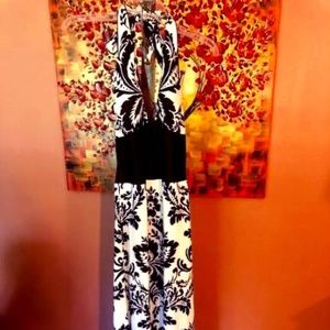 White House Black Market Maxi Halter Dress